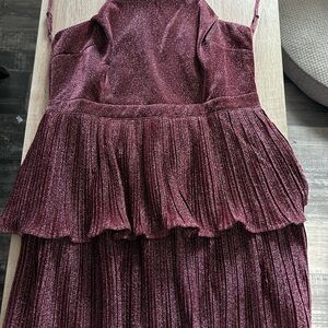 Sparkly pink dress from Lulu’s